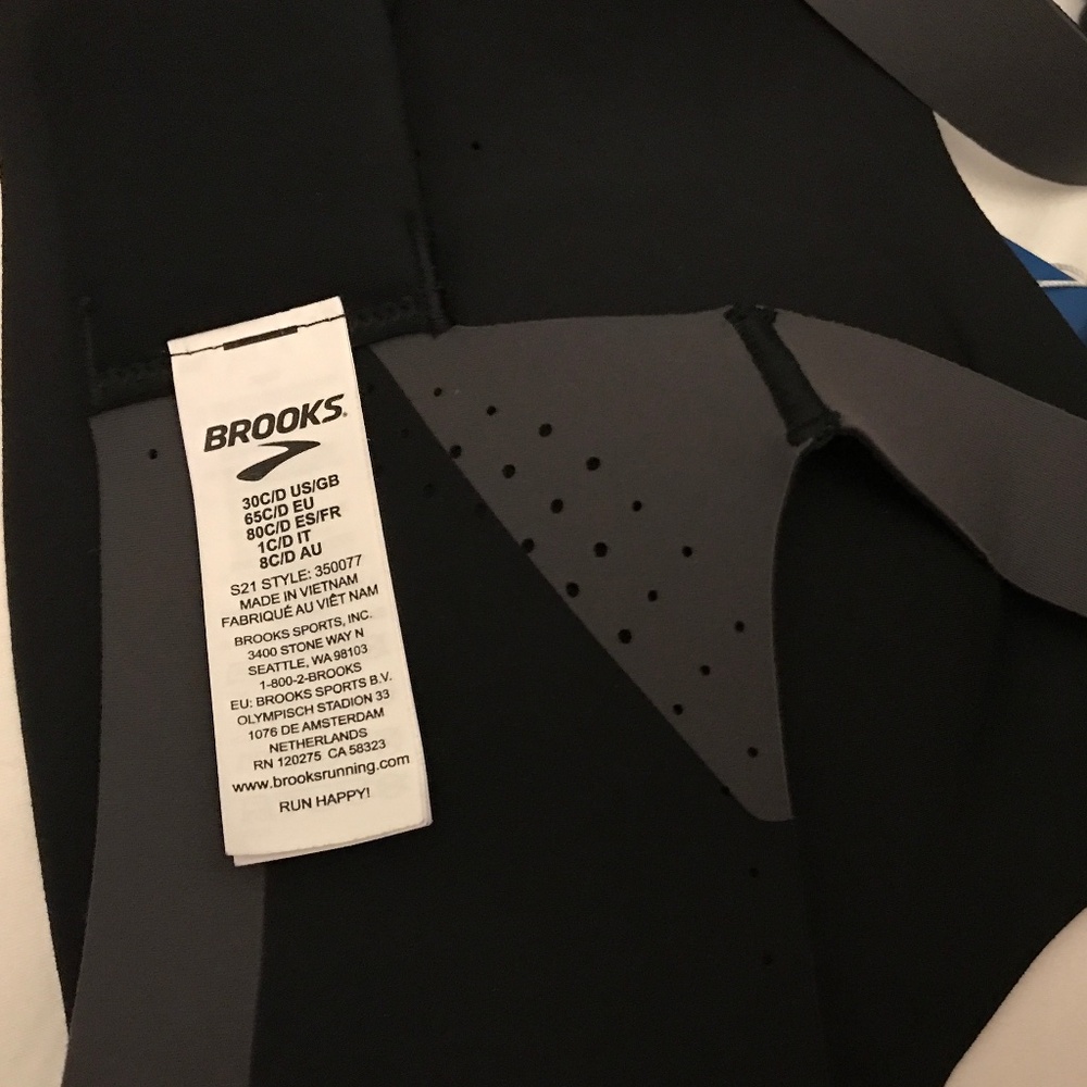 BROOKS DARE SCOOPBACK RUN BLACK SPORTS BRA - Picture 6 of 10